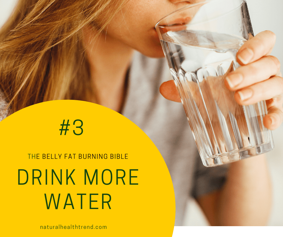 Drink more water to help yourself feel full and hydrated